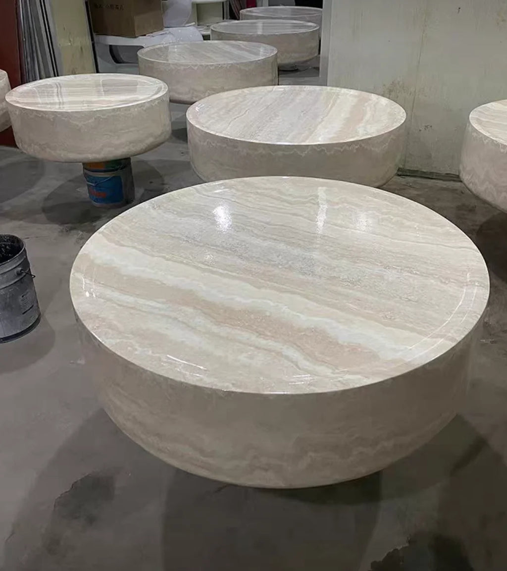 Clear Japanese Industrial Simple Cute Space Saving Coffee Table Unique Mesas Bajas Living Room Furniture Luxury Round Side Table