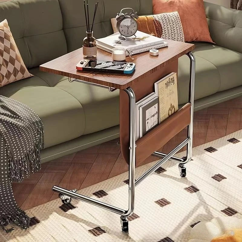 Versatile Side Table Small Coffee Table for Trolleys Dining Carts Wine Racks Bookshelves  Convenient  Flexible Storage Solution