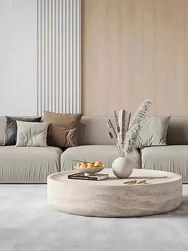 Clear Japanese Industrial Simple Cute Space Saving Coffee Table Unique Mesas Bajas Living Room Furniture Luxury Round Side Table
