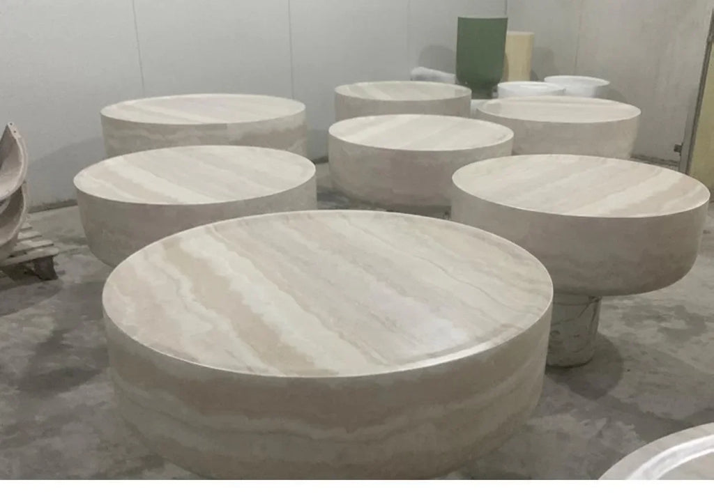 Clear Japanese Industrial Simple Cute Space Saving Coffee Table Unique Mesas Bajas Living Room Furniture Luxury Round Side Table