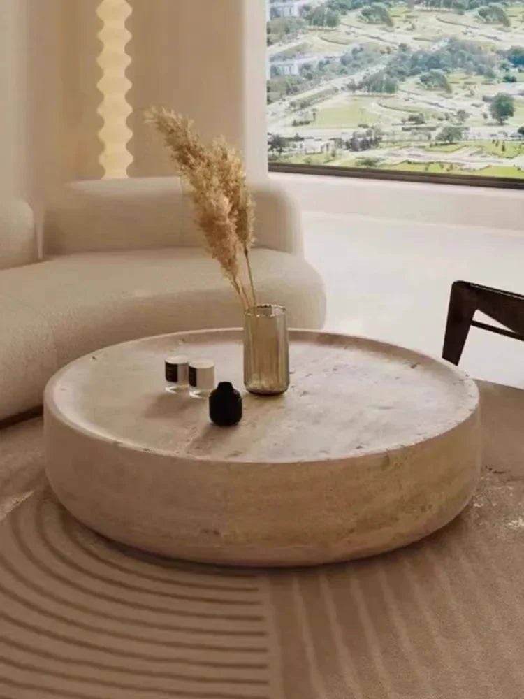 Clear Japanese Industrial Simple Cute Space Saving Coffee Table Unique Mesas Bajas Living Room Furniture Luxury Round Side Table